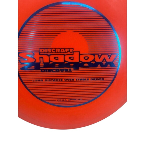 Disc Golf  Rare Disc DISCRAFT SHADOW LONG DISTANCE OVER STABLE DRIVER  Vintage - Picture 1 of 13